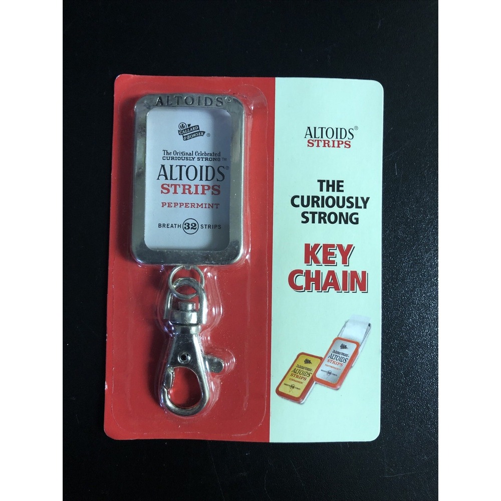 Altoids Strips Key Chain for 32 Breath in Packaging Metal Collectible